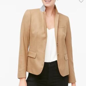 J. Crew factory Original schoolboy blazer tan camel sz 4